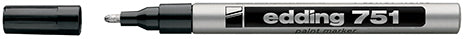 edding 751 Fine Pen - Silver 4-751054