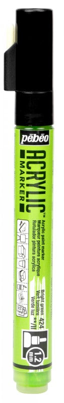 Pébéo Acrylic Marker 1.2 Tip Bright Green 201424