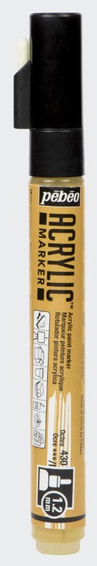 Pébéo Acrylic Marker 1.2 Tip Ochre 201430