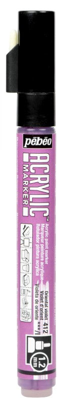 Pébéo Acrylic Marker 1.2 Tip Oriental Violet 201412