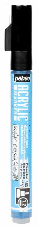 Pébéo Acrylic Marker 1.2 Tip Precious Blue 201453