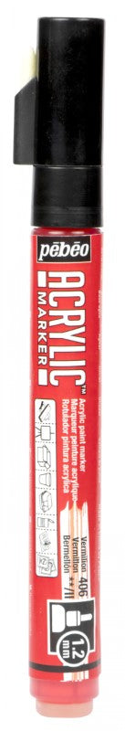 Pébéo Acrylic Marker 1.2 Tip Vermilion 201406