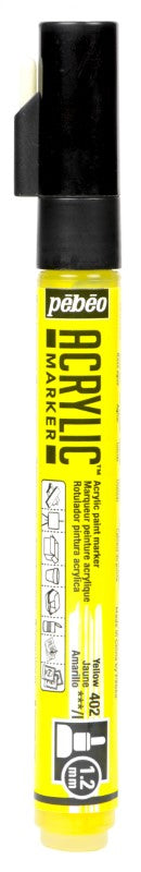 Pébéo Acrylic Marker 1.2 Tip Yellow 201402