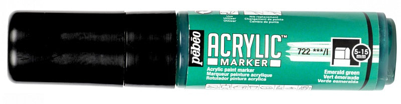 Pébéo Acrylic Marker 5-15 mm Tip Emerald Grn 201722