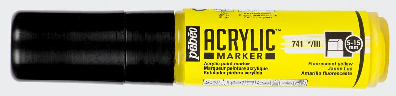 Pébéo Acrylic Marker 5-15 mm Tip Fl. Yellow 201741