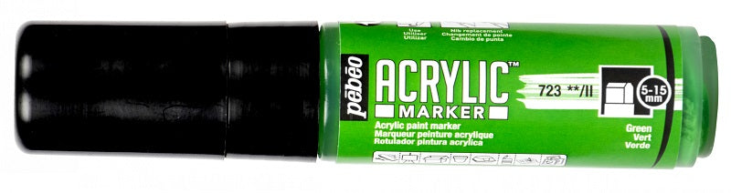 Pébéo Acrylic Marker 5-15 mm Tip Green 201723