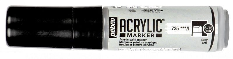 Pébéo Acrylic Marker 5-15 mm Tip Grey 201735