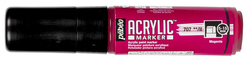 Pébéo Acrylic Marker 5-15 mm Tip Magenta 201707