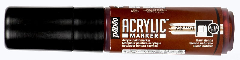 Pébéo Acrylic Marker 5-15 mm Tip Raw Sienna 201732