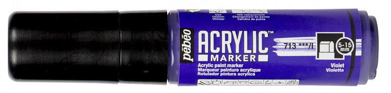 Pébéo Acrylic Marker 5-15 mm Tip Violet 201713