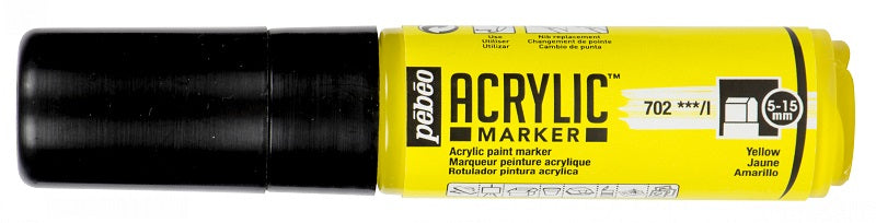 Pébéo Acrylic Marker 5-15 mm Tip Yellow 201702