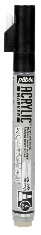 Pébéo Acrylic Marker 4 mm Tip Grey 201535