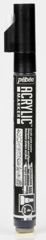 Pébéo Acrylic Marker 4 mm Tip Precious Black 201555