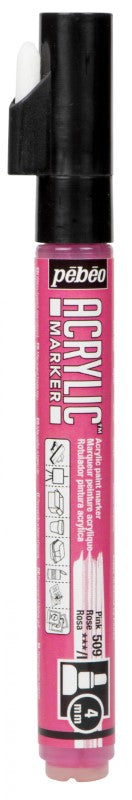 Pébéo Acrylic Marker 4 mm Tip Pink 201509
