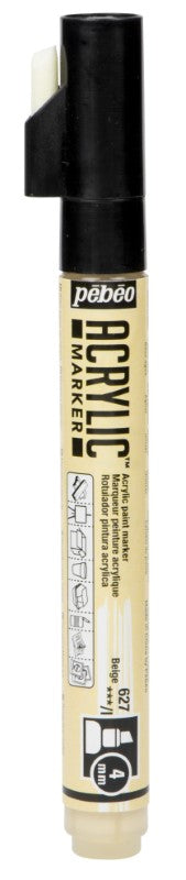 Pébéo Acrylic Marker Chisel Tip 4 mm Beige 201627