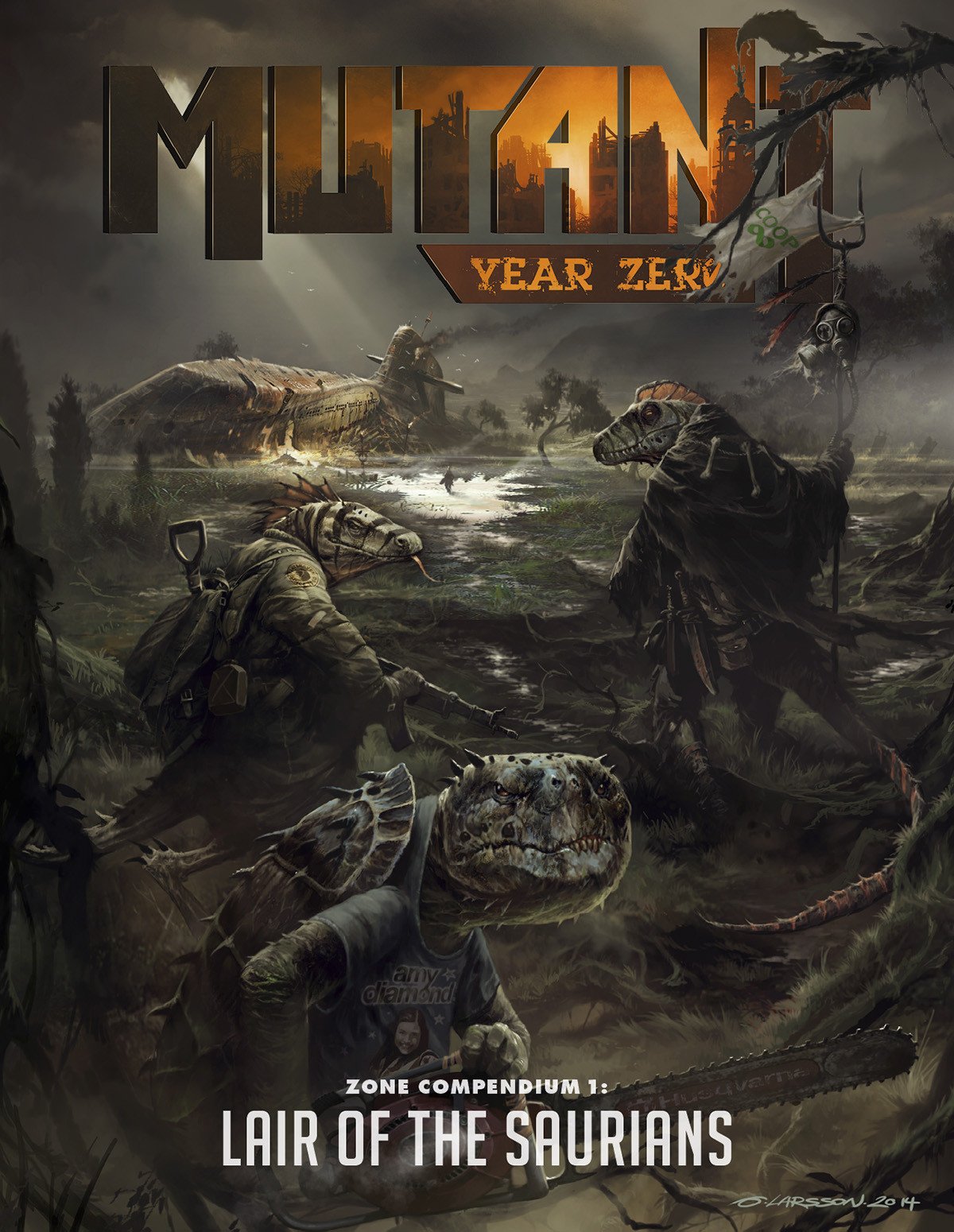 Mutant: Year Zero Zone Compendium 1 - Lair of the Saurians