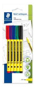 Staedtler Noris Handwriting 5 Asst Colours B/Card 307-S Bk5