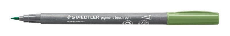 Staedtler Pigment Arts Brush Pen Olive Green 371-57