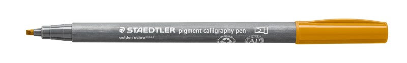 Staedtler Pigment Arts Pen Calligraphy Golden Ochre 37516