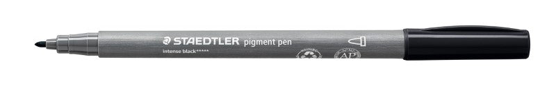Staedtler Pigment Arts Bullet Nib Intense Black 376-99