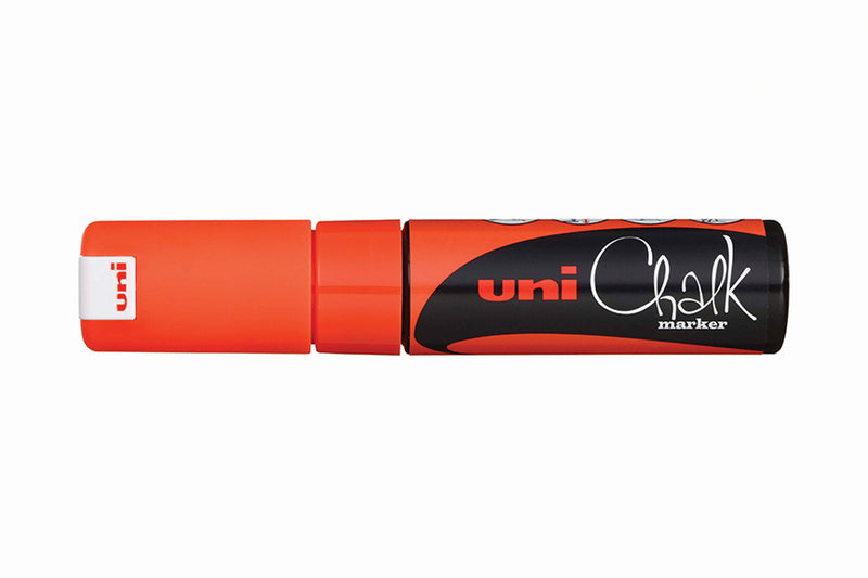 Pwe-8K Uni Chalk Fluo Orange Broad B/W Box 4902778140116