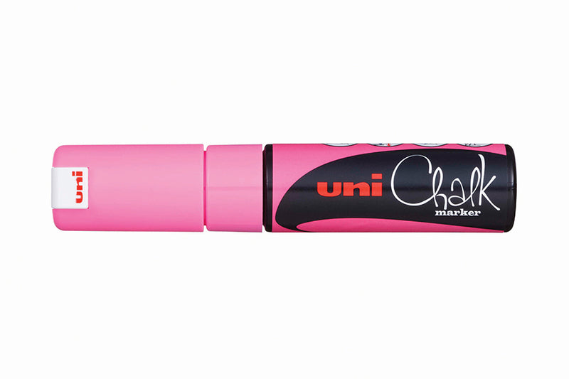 Pwe-8K Uni Chalk Fluo Pink Broad B/W Box 4902778140130