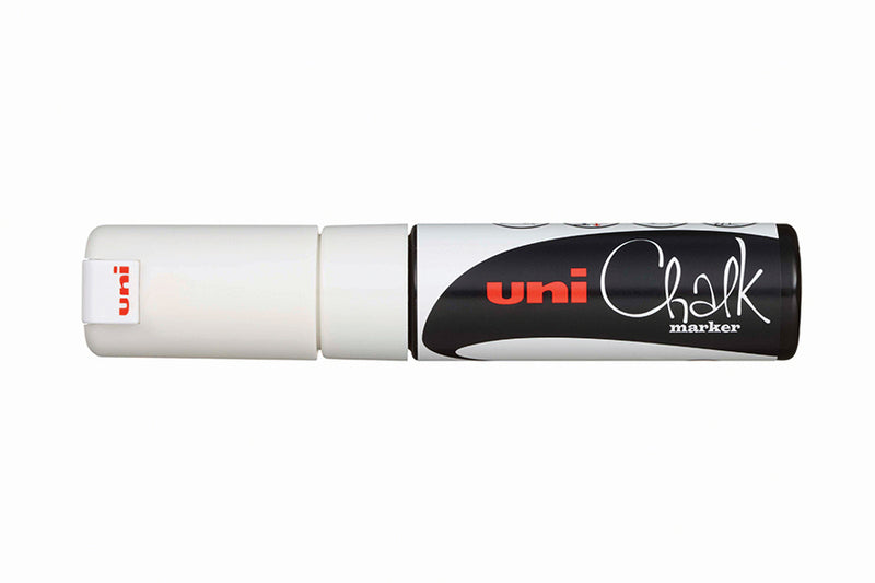 Pwe-8K Uni Chalk White Broad B/W Box 4902778140093