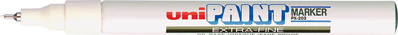 Px-203 Extra Fine White Paint Marker Uni 4902778918258