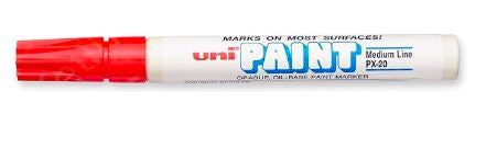 Px-20 Paint Marker Red Uni Bullet Med 4902778912348