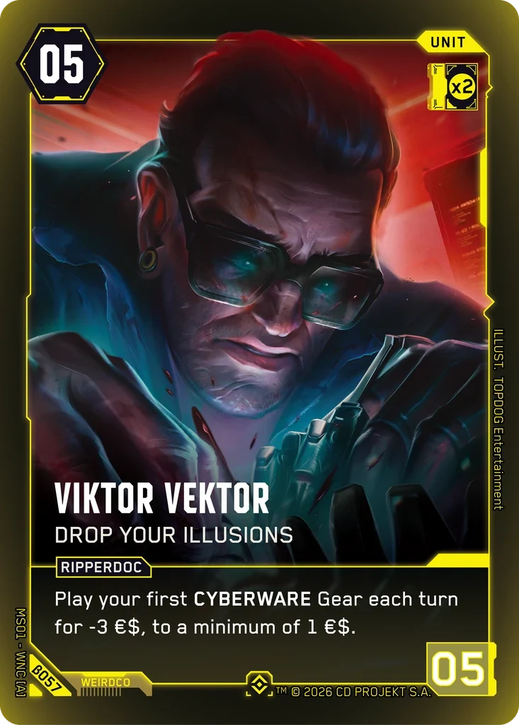 Viktor Vektor: Drop Your Illusions — Welcome to Night City — Beta / β057 / Epic