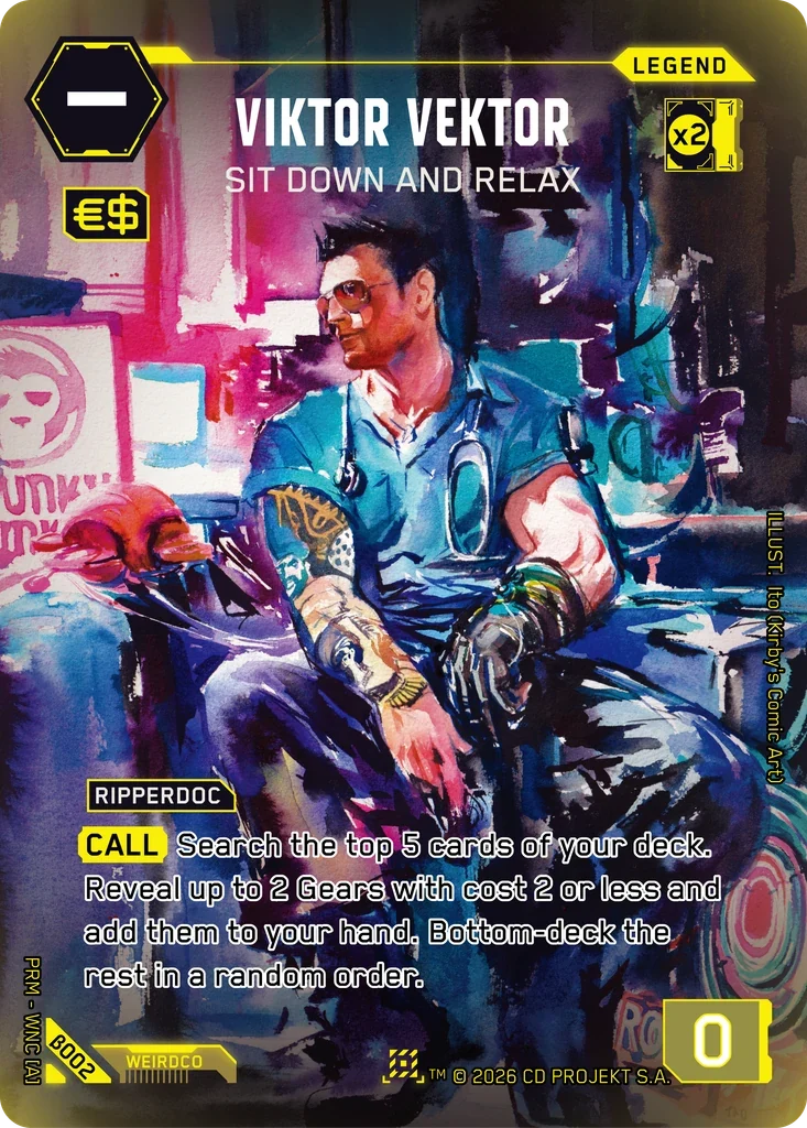 Viktor Vektor: Sit Down and Relax — Box Toppers — Beta / β002 / Nova Rare