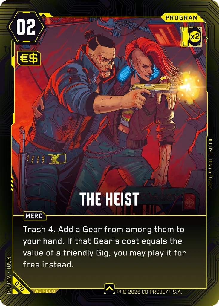 The Heist — Welcome to Night City — Retail — card 070