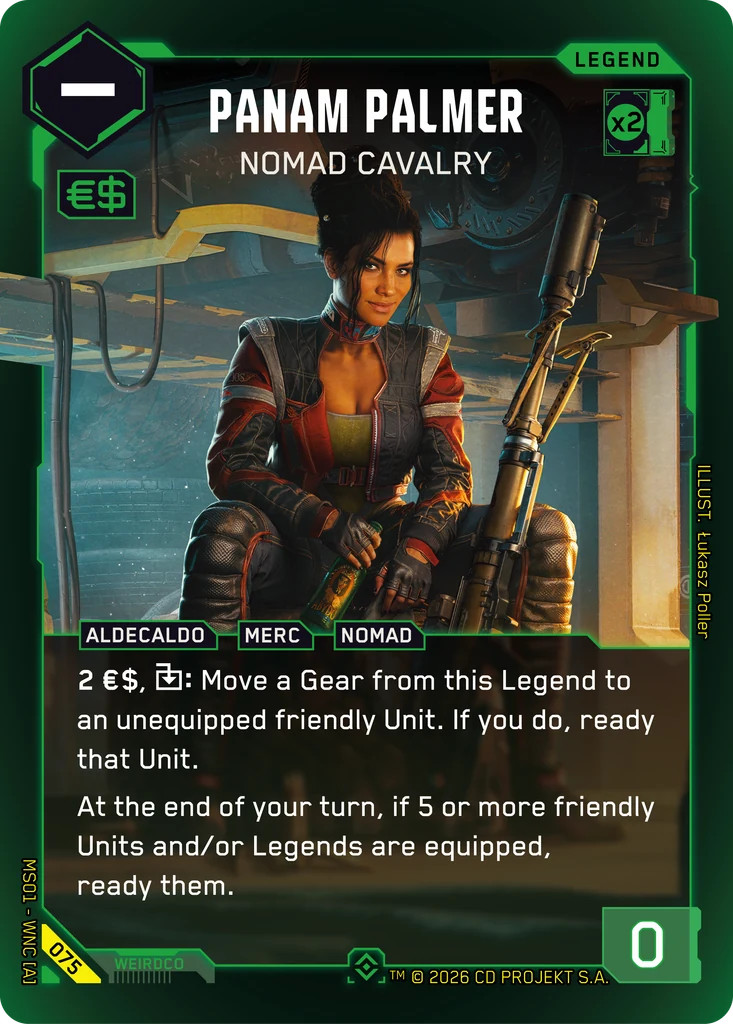 Panam Palmer: Nomad Cavalry — Welcome to Night City — Retail — card 075