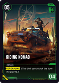 Riding Nomad — Welcome to Night City — Retail — card 087