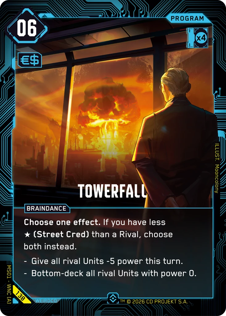 Towerfall — Welcome to Night City — Retail — card 138