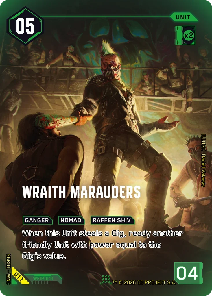 Wraith Marauders — Night City Brawl S 1 / 011 / Nova Rare