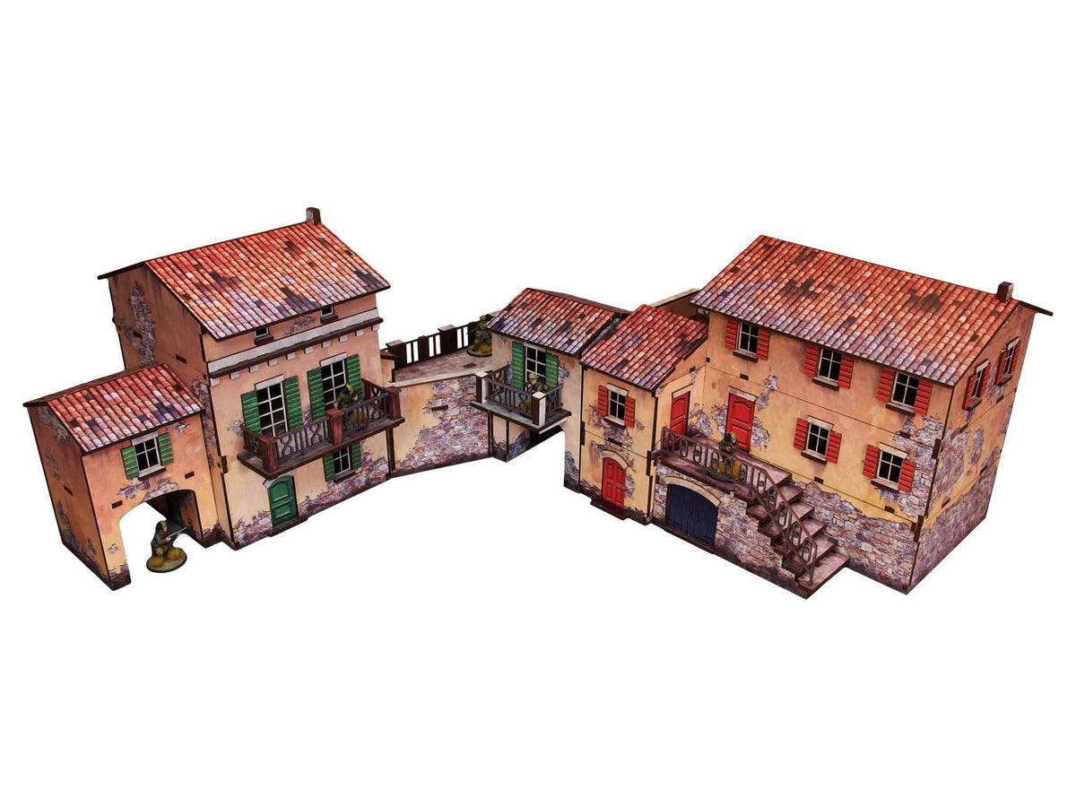 WW2 Italian Street Bundle PREPAINTED [28mm/1:56]