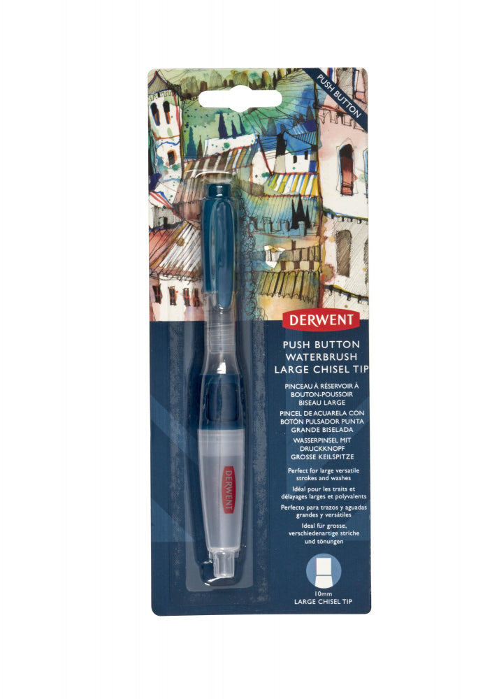 Derwent Waterbrush Push Button Large Chisel Tip 2305824