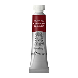 Winsor & Newton Awc 5 ml Indian Red 317 Artist Watercolour 0102317