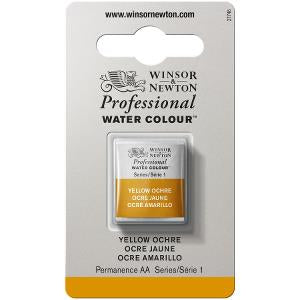 Winsor & Newton Artist Watercolour Half Pan Yellow Ochre 0101744