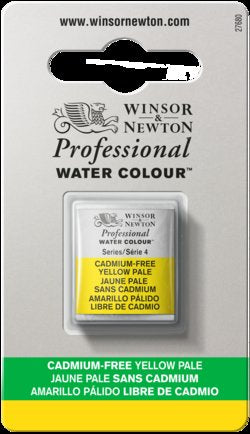 Winsor & Newton Artist Watercolour Half Pan Cad-Free Yellow Pale 0101907