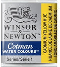 Winsor & Newton Cotman Watercolour 1/2 Pan Cadmium Yellow 0301109