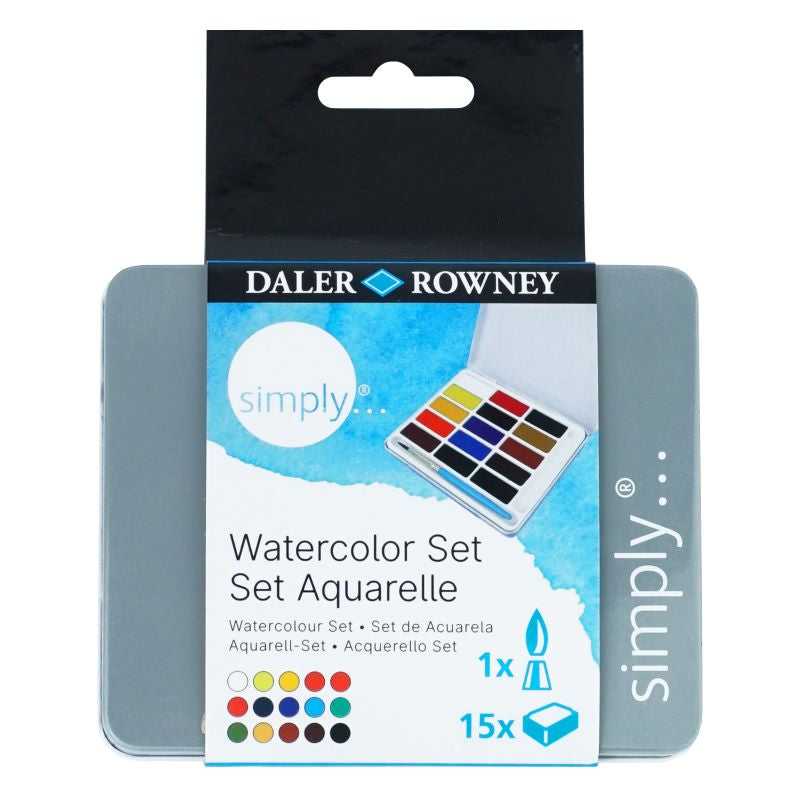 DALER-ROWNEY Simply Watercolour 15-Pan Set
