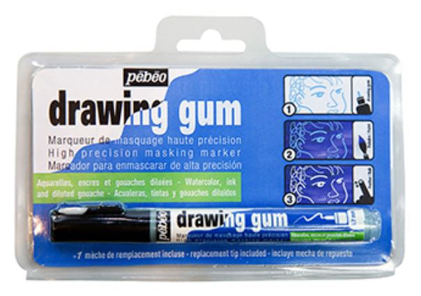Pébéo Drawing Gum Pen Fine Point 0.7 mm Blister 033102
