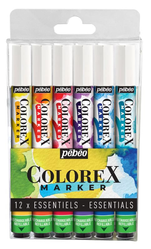 Pébéo Colorex Marker Essentials Set 12 417411