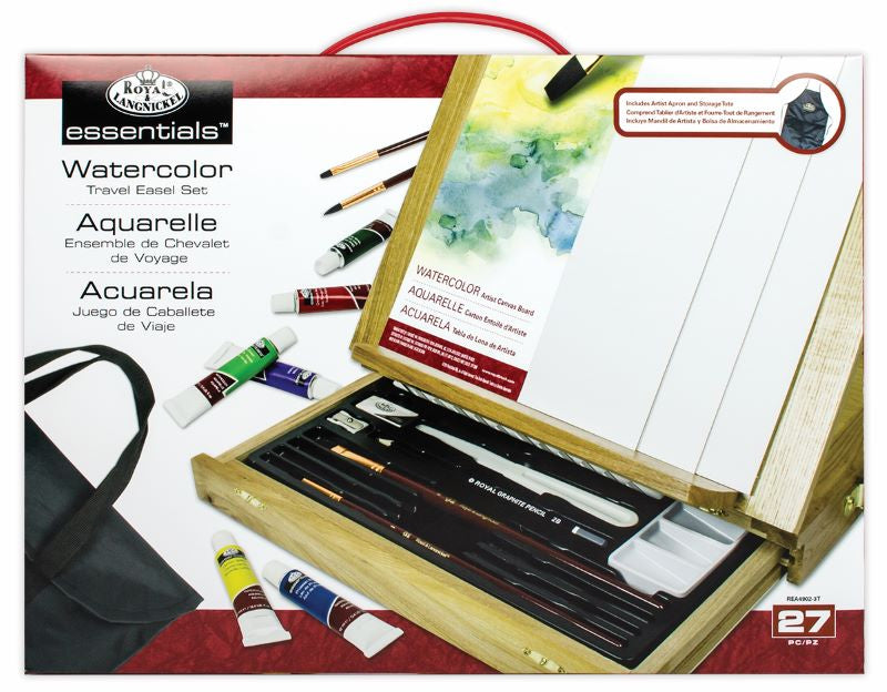 Royal & Langnickel Watercolor Travel Easel Set Rea4902